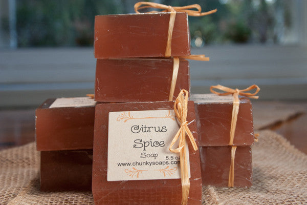 Handcrafted Citrus Spice Soap