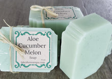 Load image into Gallery viewer, Aloe Cucumber Melon Soap (6 oz.)