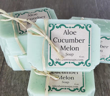 Load image into Gallery viewer, Aloe Cucumber Melon Soap (6 oz.)