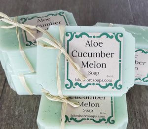 Aloe Cucumber Melon Soap (6 oz.)