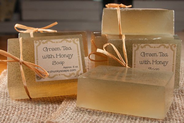 Green Tea with Honey Handcrafted Soap