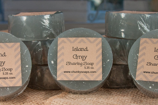 Island Grey Handcrafted Shaving Soap