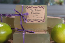 Load image into Gallery viewer, Handcrafted Key Lime Pumice Soap