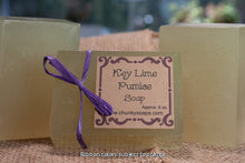 Load image into Gallery viewer, Handcrafted Key Lime Pumice Soap