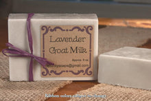 Load image into Gallery viewer, Lavender Goat Milk Handcrafted Soap