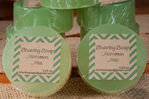 Handcrafted Moroccan Mint Shaving Soap