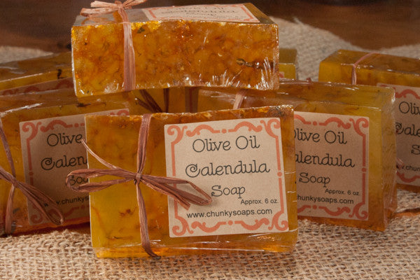 Handcrafted Olive Oil Calendula Soap