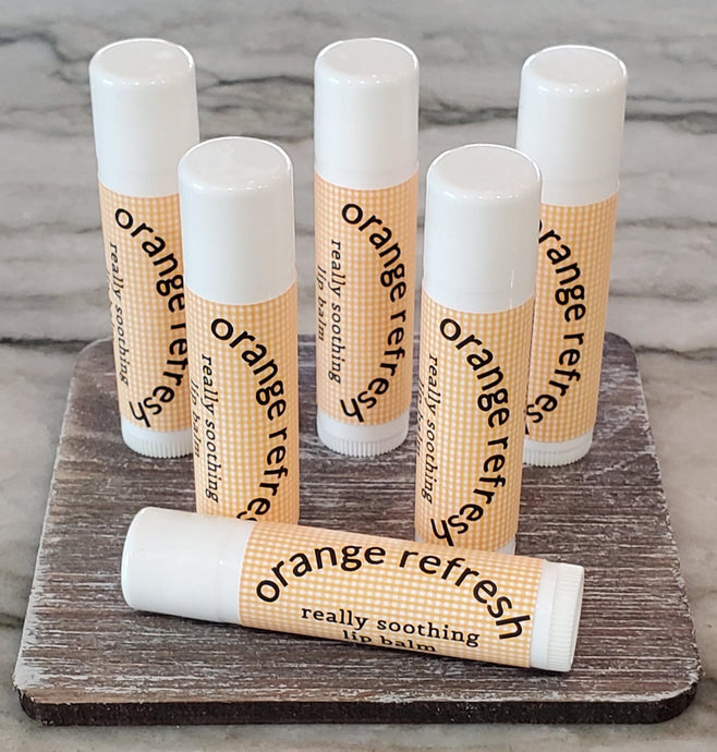 Orange Refresh Lip Balm