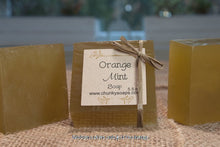 Load image into Gallery viewer, Handcrafted Orange Mint Soap