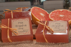 Handcrafted Pink Grapefruit Soap