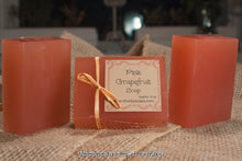 Load image into Gallery viewer, Handcrafted Pink Grapefruit Soap