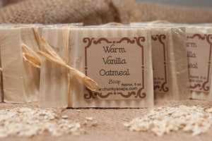 Warm Vanilla Oatmeal Handcrafted Soap